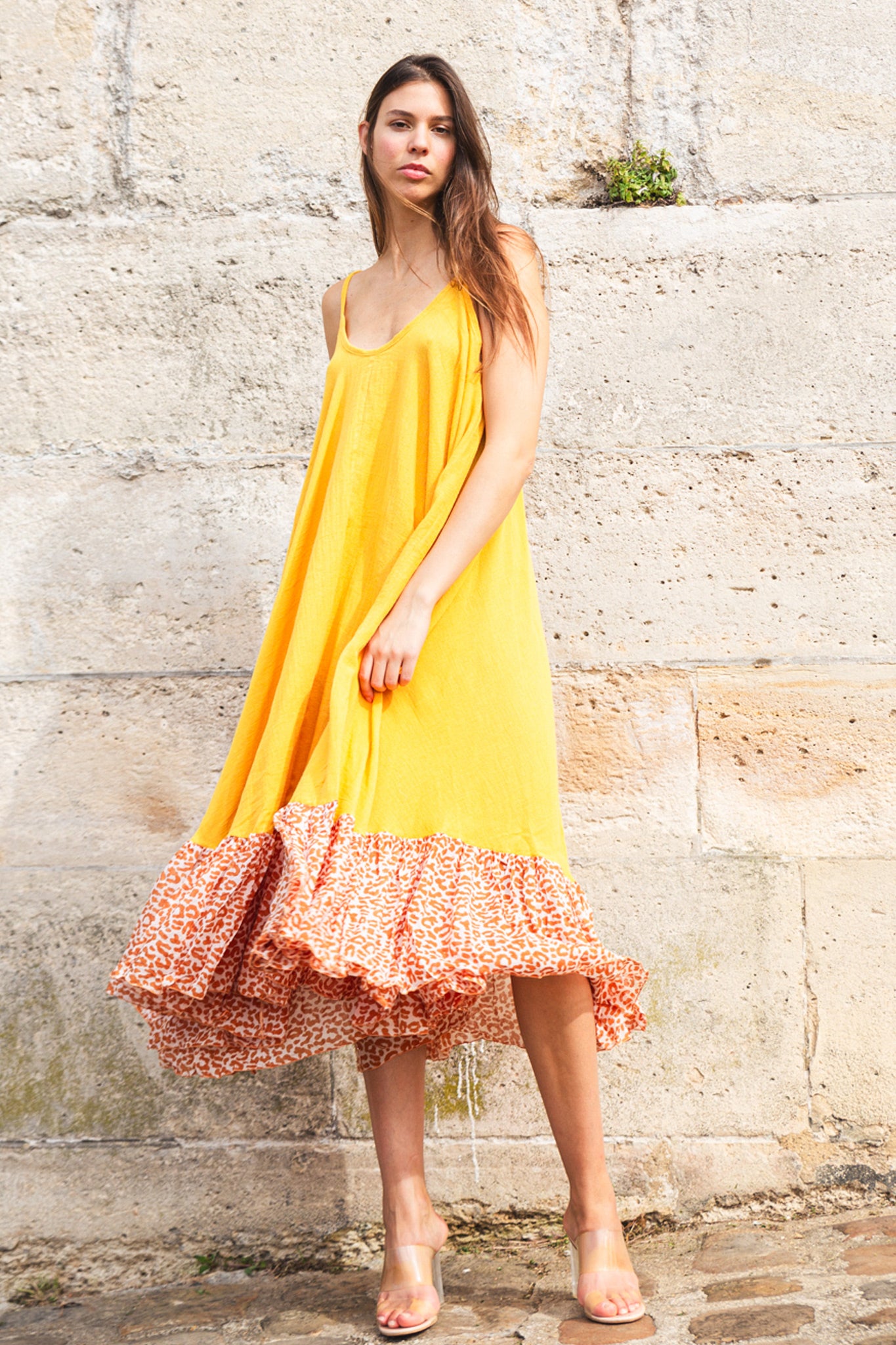 Ninette Maxi Dress - Gele Leeuw