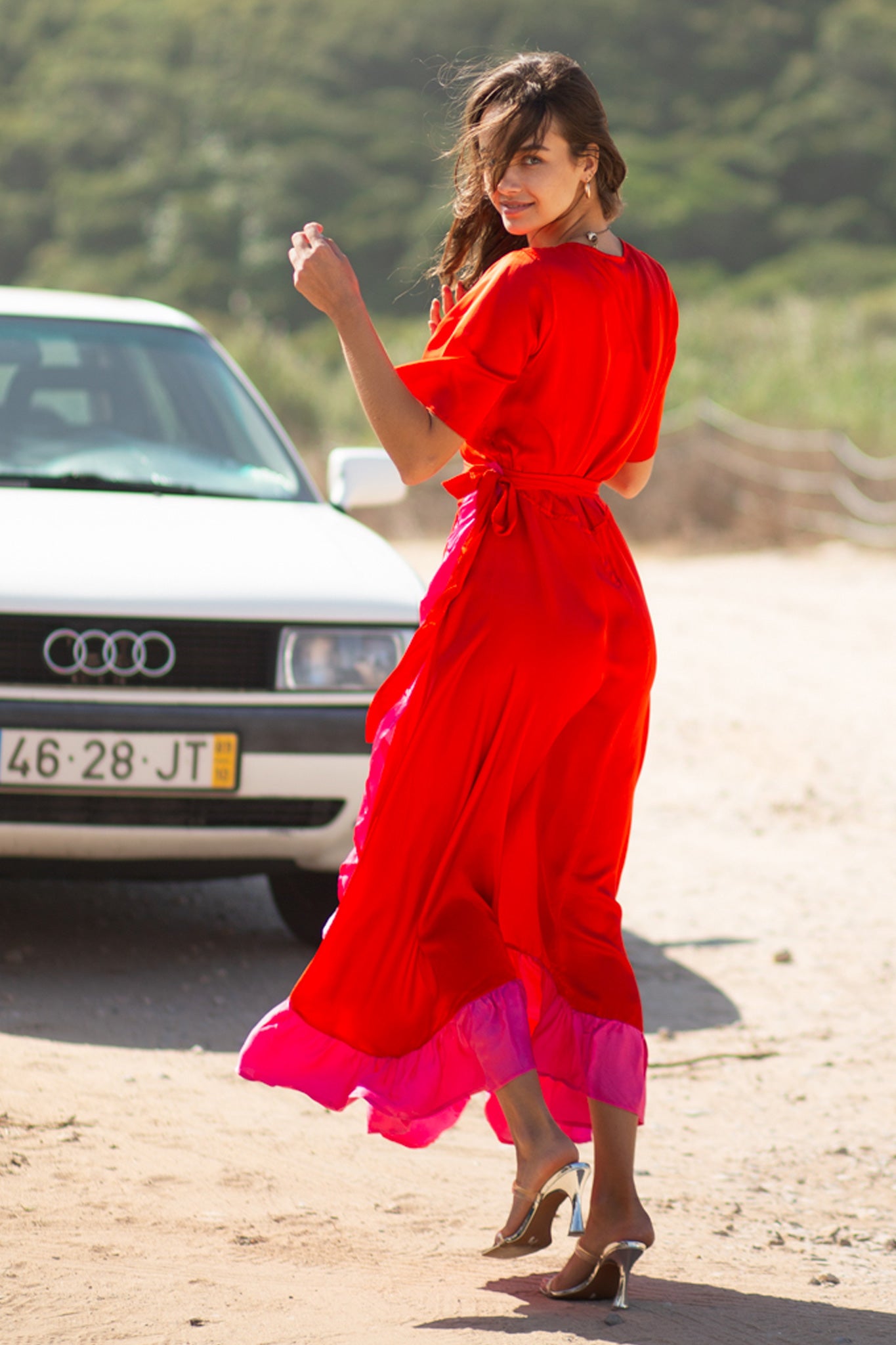 Dani Maxi Dress - Roze