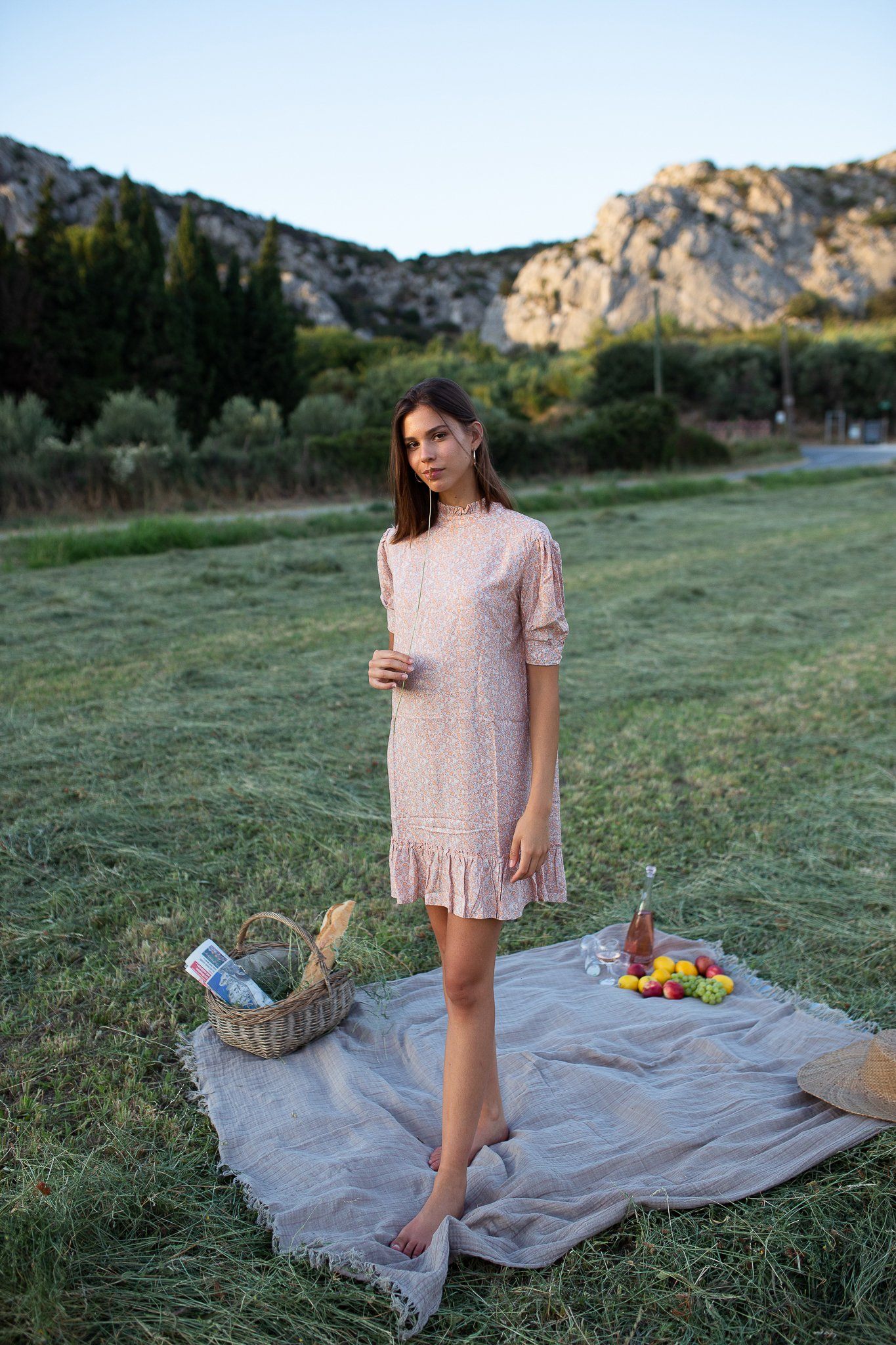 Francesca Mini Dress - Liberty Pink