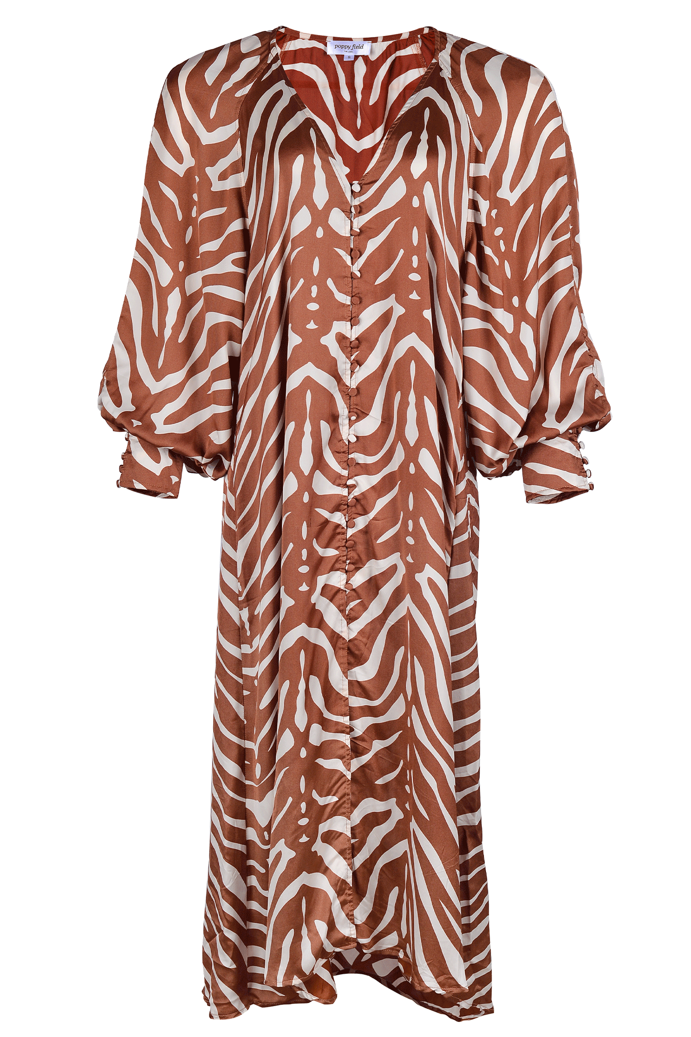 Clavel Midi Dress - Safari Brown