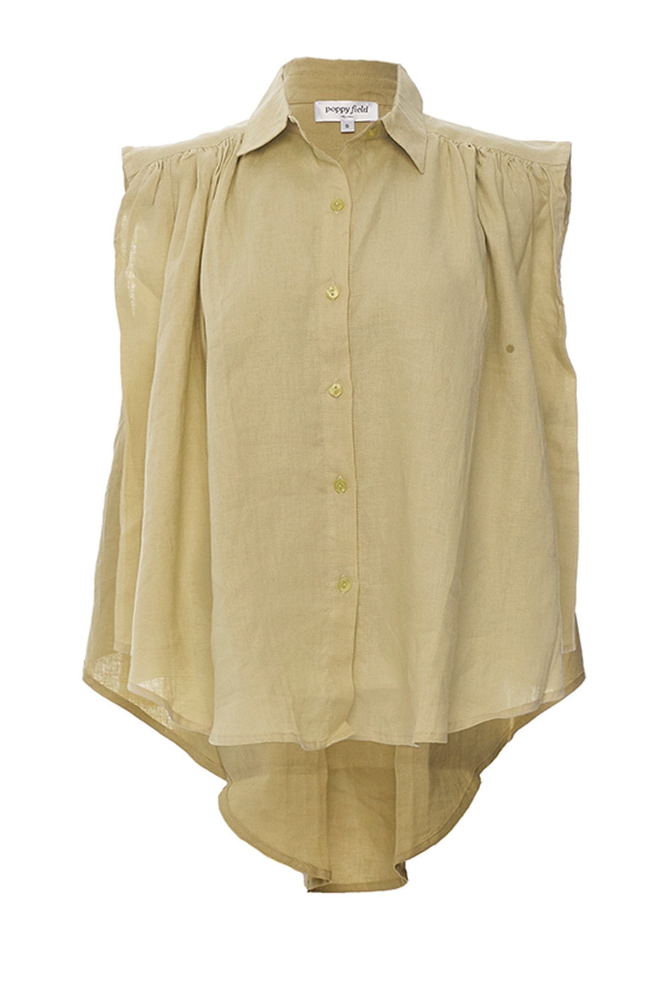 Camisa de lino Saona - Anis