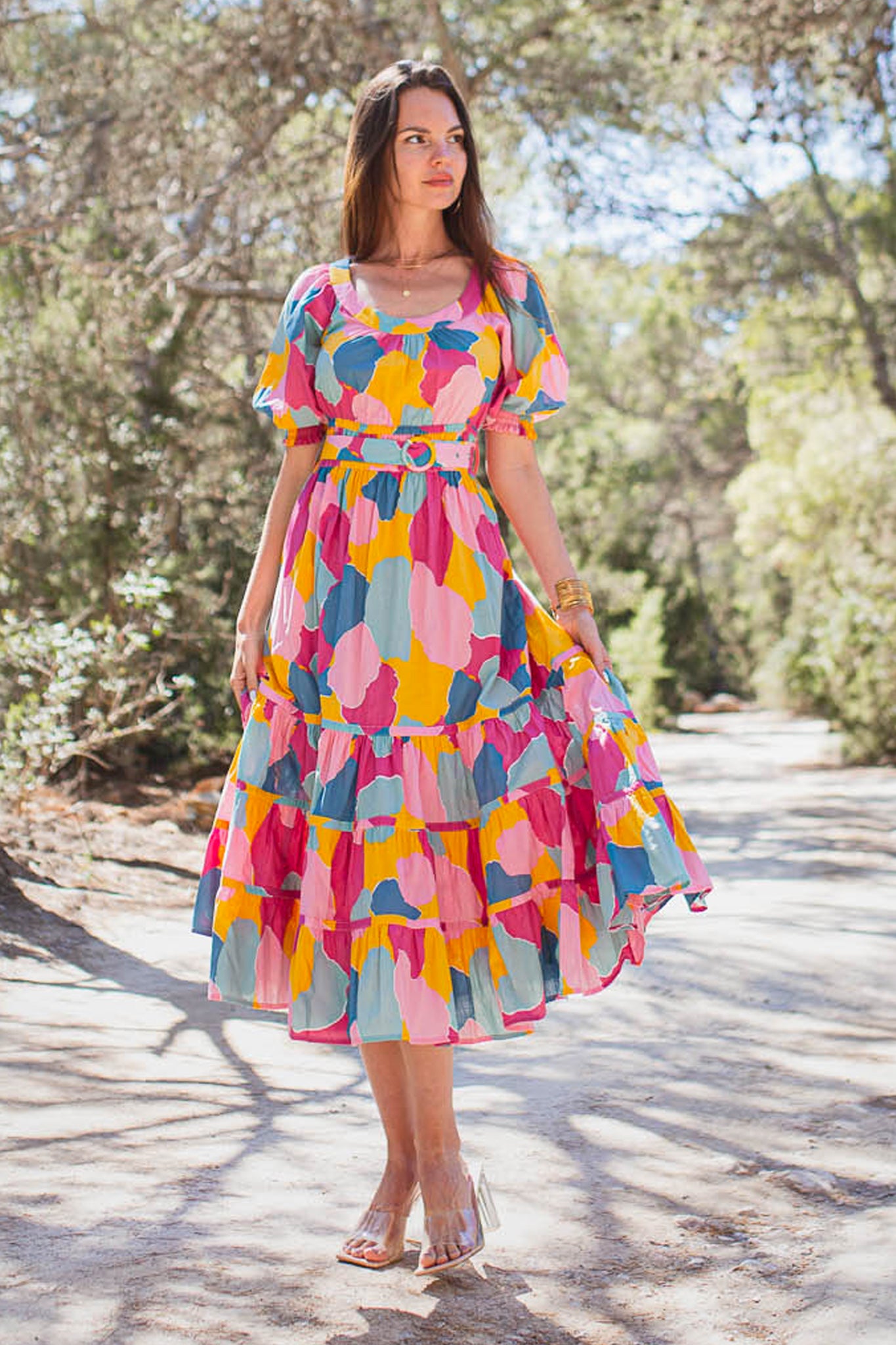 Baia Maxi Dress - Rainbow Pink