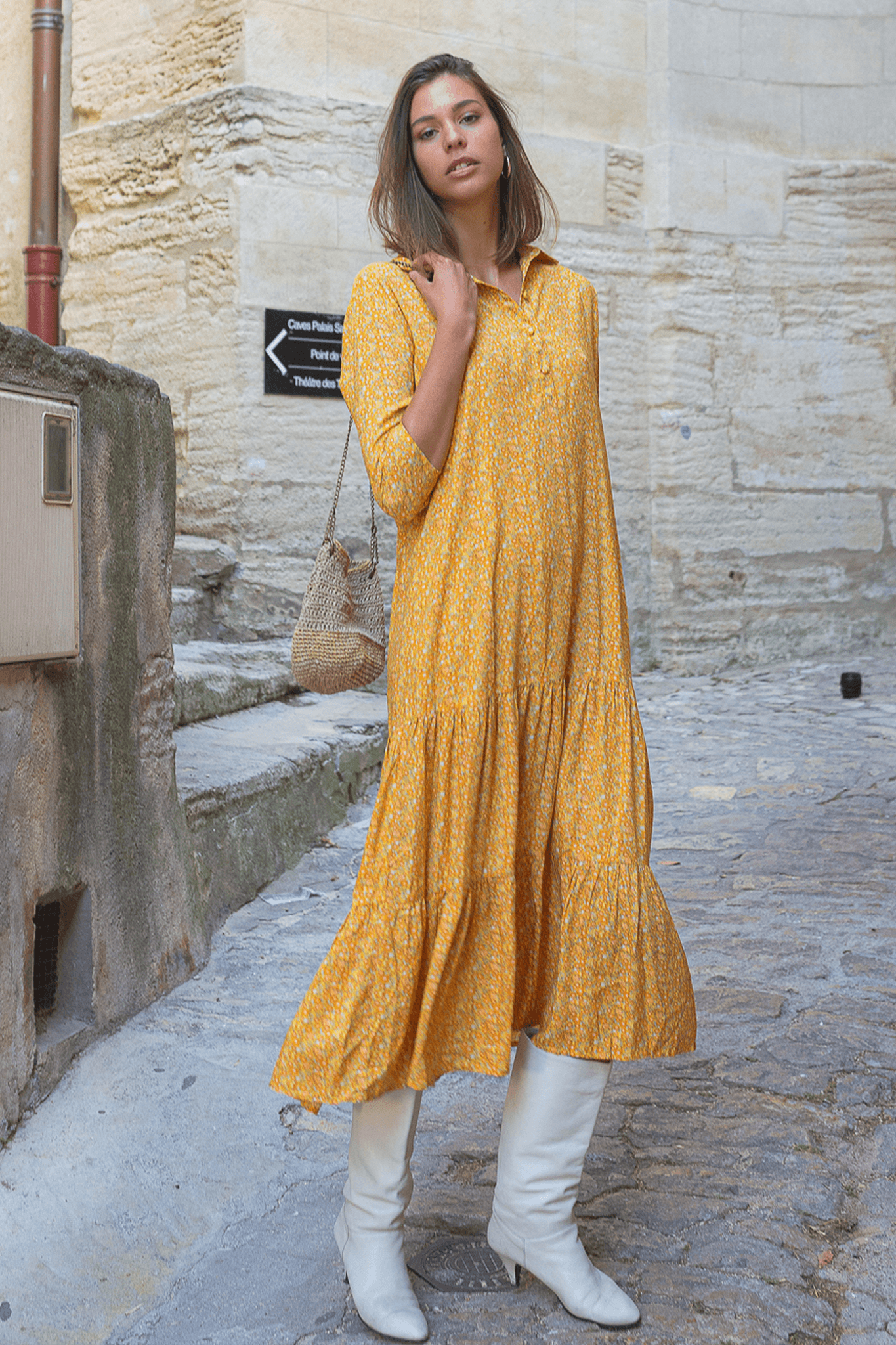 Gisele Maxi Dress - Liberty Yellow