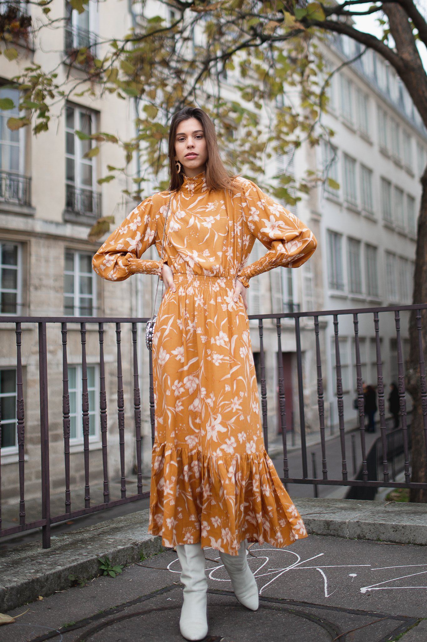 Isadora Dress - Savana Mustard